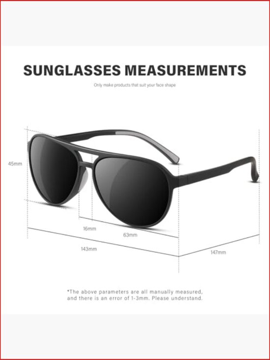 UV400 Polarized Aviator Sunglasses for Women Men Sport Style main image 4